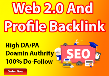 I will build high authority web 2 0 profile backlinks