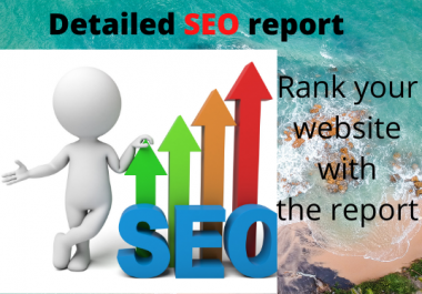 I will provide you complete SEO report to rank your site within 24 hours