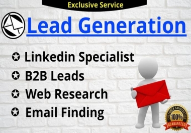 I Will do 100 targeted Linkedin lead generation for your business