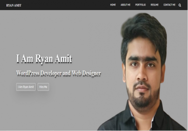 I will design WordPress responsive website or blog