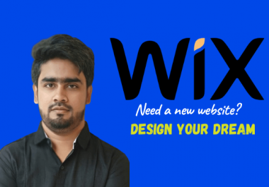 I will design and redesign wix website and landing page