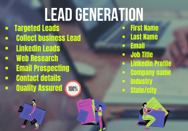 I Will Do B2B Lead Generation and Build Prospect Email List.