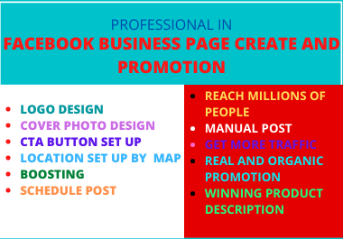 I Will Create an Amazing Facebook Business Page and Be your Manager