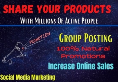I will share any adds or link USA UK group to promote your business