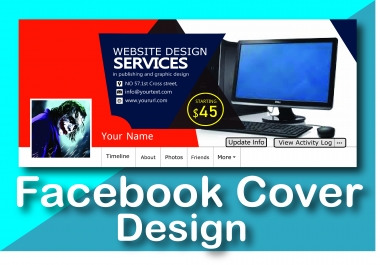 I will design facebook cover and social media banner for you