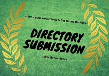 I will manually add your website details in 50 directory bucklinks