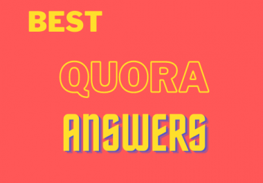 Provide Niche Relevant 5 Quora Answer for targeted 100 traffic
