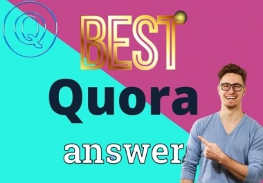 Promote your website 5 High quality Quora Answer with your targeted traffic