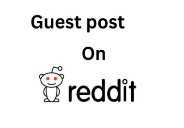I will write and publish 5 Guest Post on Reddit High Authority DA & PA