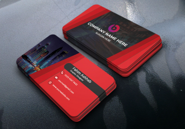 I will do double sided modern business card design in 24 hour