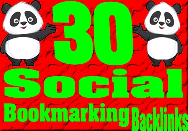 I will make Instant 30 High DA/PA Social bookmarking Backlinks