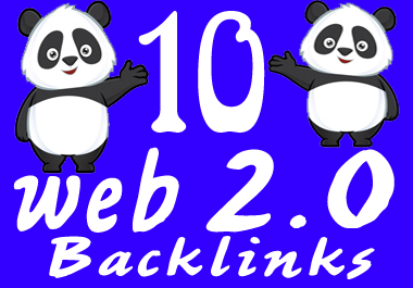 I will make 10 Super Web 2.0 Backlinks Manually