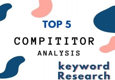 SEO keyword research and competitor analysis for your website