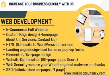 I will develop a fully custom ecommerce website