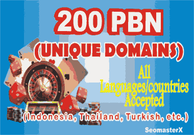 200 PBN Backlinks Main Domain High PA DA to get fast RANKUP