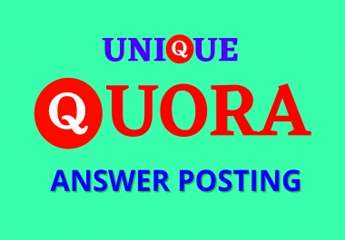 Guaranteed Promote your website 10 high quality Quora answer with your Keyword & URL