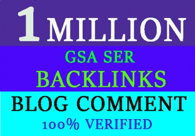 1 Million GSA Dofollow Blog Comments Powerful Backlinks for Ranking in Google