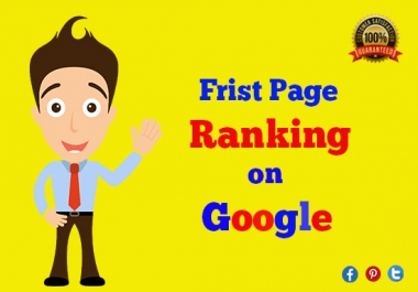 provide guaranteed google First-page ranking with best link building service