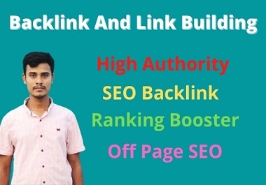 I will do 60 high quality backlink,  high tf cf link building