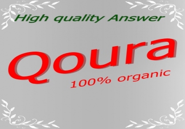 Promote your website with 5 Quora Answers with guranteed traffic