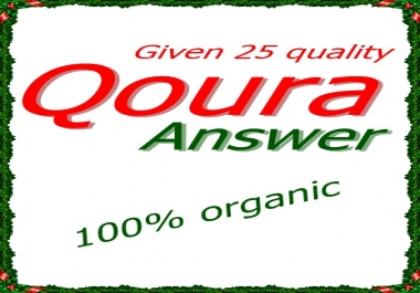 Promote your website with 25 Quora Answers with guranteed traffic