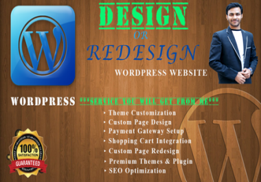 I will design your professional responsive website