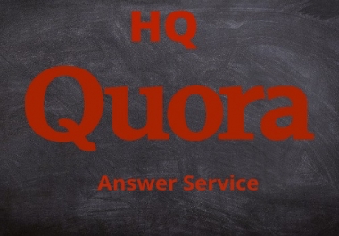 I will Promote 20 High Quality Quora answer with your keyword & URL