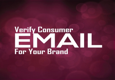 I will provide 1000 verified consumer email for your business