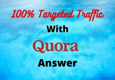 Great offer Great offer Targeted 30 Quora answer