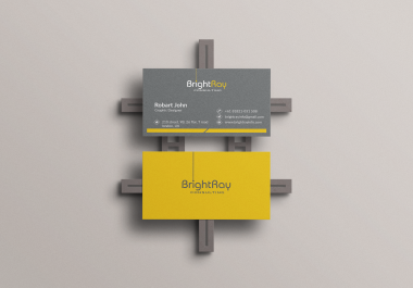 I will design professional eye catchy business card design