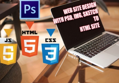 I Will convert psd to html,  sketch to html with responsive design