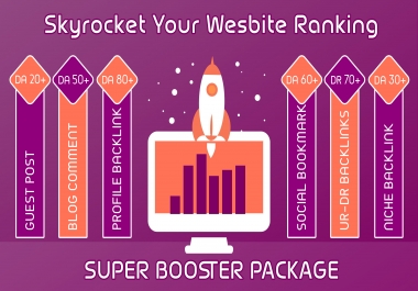 Skyrocket Your Website Ranking - Super Booster Package