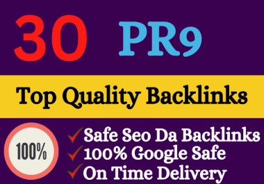 30 PR9 High Quality Profile Backlinks