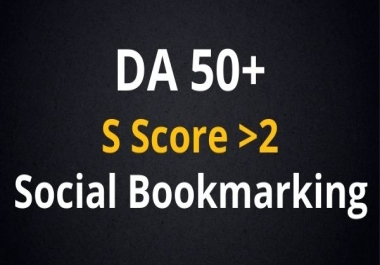 500 High DA Low spam Score Social Bookmarking