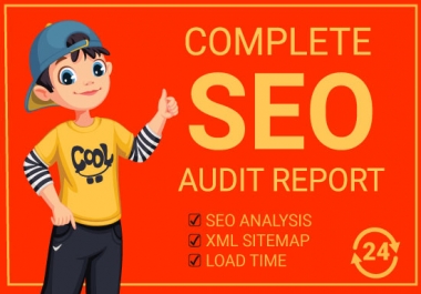 I will provide expert SEO audit report