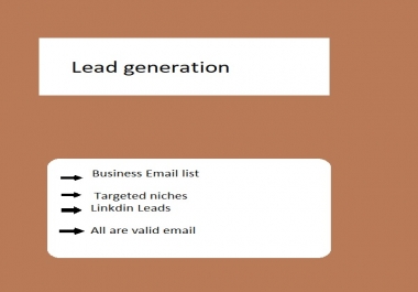 USA based conzumer business valid Linkdin email list