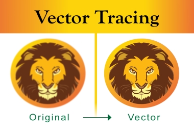 I will do vector tracing of your logo or sketch