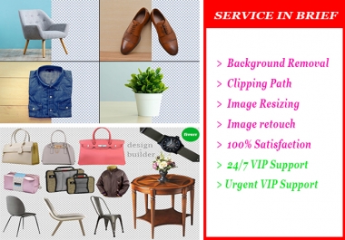 I will do background remove and fast delivery