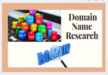 I will do domain name research,  business name for you.