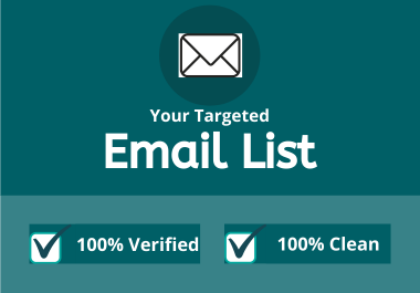You will get 3000 USA verified emails targeted emails