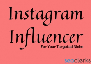 I will find the best top Targeted Instagram influencer
