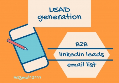 I will do niche and targeted B2B lead generation and LinkedIn lead generation