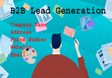 I will provide you B2B lead generation & targeted email list.
