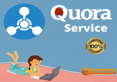 Provide niche relevant 15 High quality Quora answer backlinksTrusted traffic