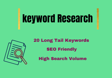 I will provide low competitive long tail Keywords