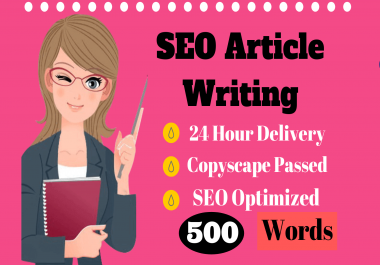 write 500 words any niche relevant content for your website or blogs