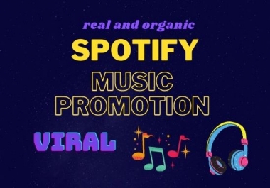 I will do organic music promotion for you