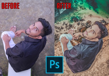 I will do any kind of photo manipulation,  photo editing,  skin retouch