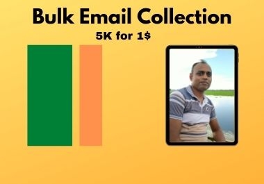 I will do the job of bulk email collection for you