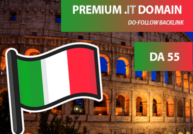 I will place a backlink in my premium italian website